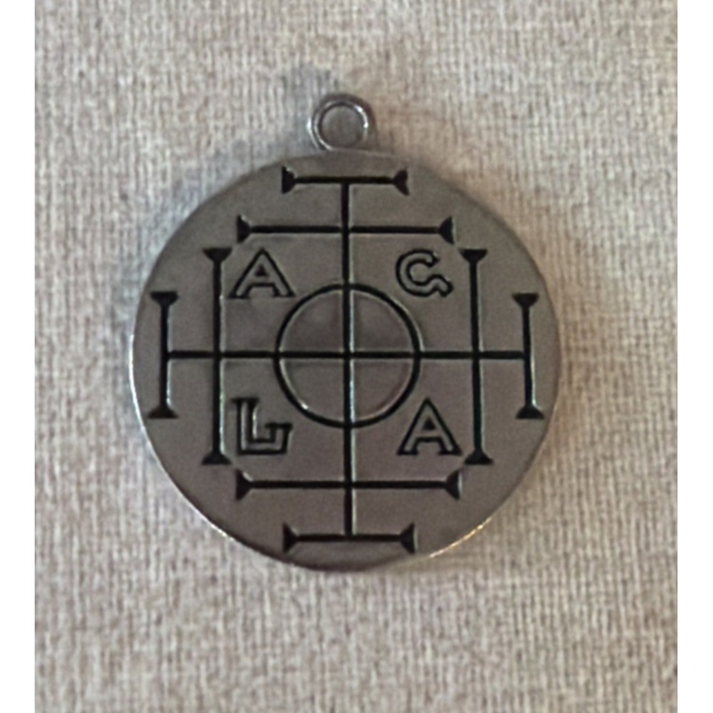 Medieval Money Talisman AGLA Amulet Pendant - Symbols for Wealth & Success